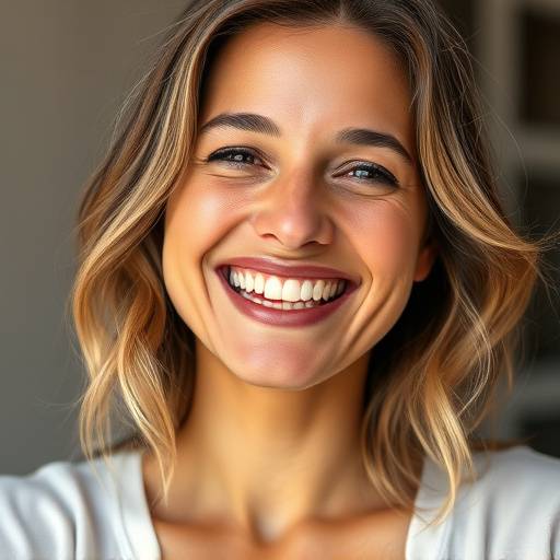 Photo de cliente satisfaite